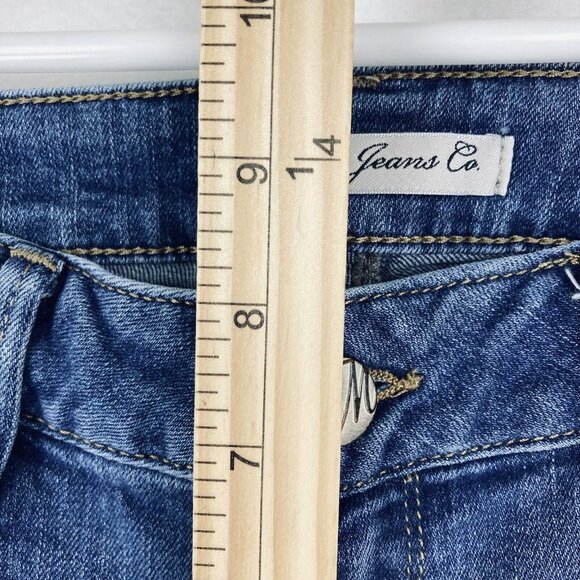 Mavi Women's Blue Denim Jeans Size 27 Distressed Low Rise Stretch Skinny - Picture 8 of 9